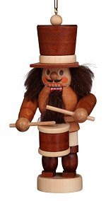 Drummer Nutcracker - Natural<br>Ulbricht Ornament